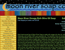 Tablet Screenshot of moonriversoap.com